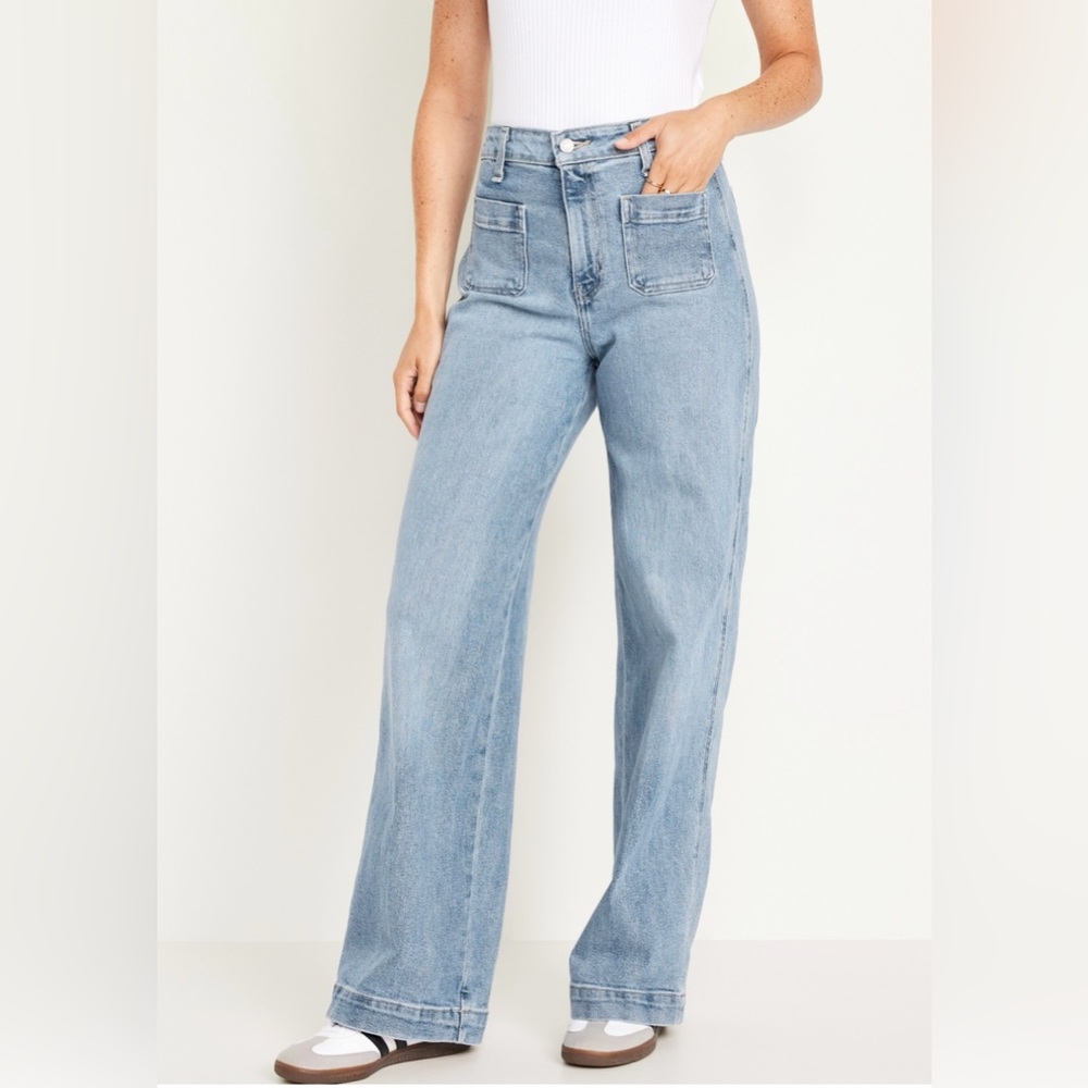 Wide Leg Barrel Jeans